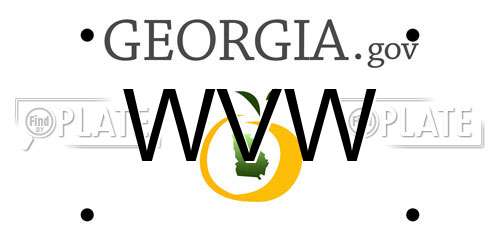 WVW Georgia License Plate