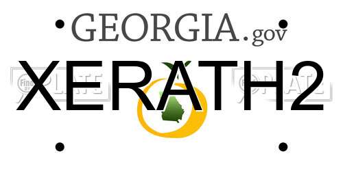 XERATH2 Georgia License Plate