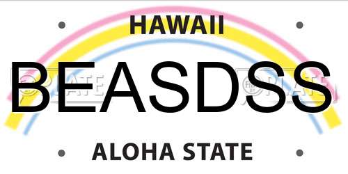 BEASDSS Hawaii License Plate