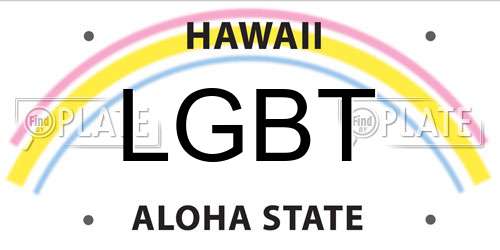 LGBT Hawaii License Plate
