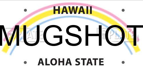 MUGSHOT Hawaii License Plate
