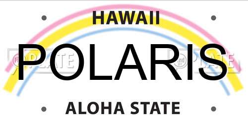 POLARIS Hawaii License Plate