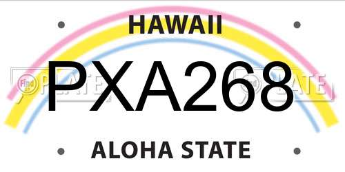 PXA268 Hawaii License Plate