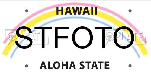 STFOTO Hawaii License Plate