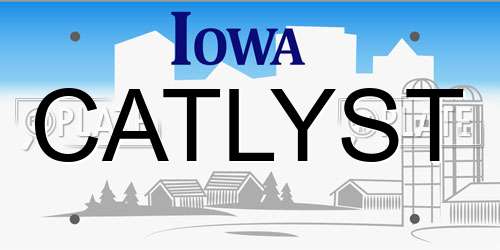 CATLYST Iowa License Plate