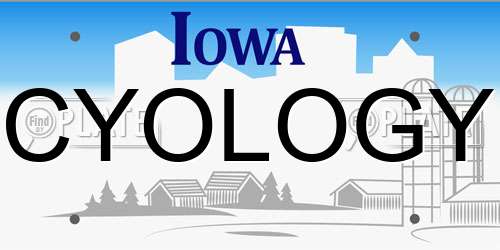 CYOLOGY Iowa License Plate