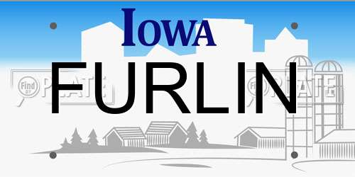 FURLIN Iowa License Plate