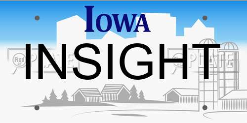 INSIGHT Iowa License Plate