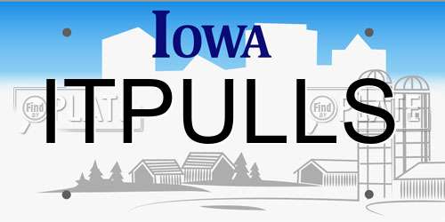 ITPULLS Iowa License Plate
