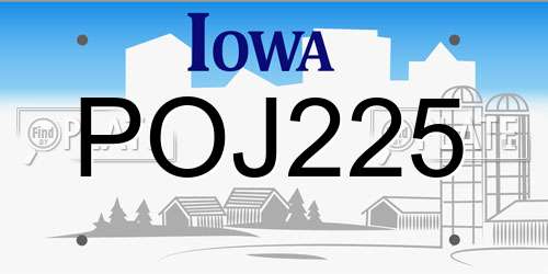 POJ225 Iowa License Plate