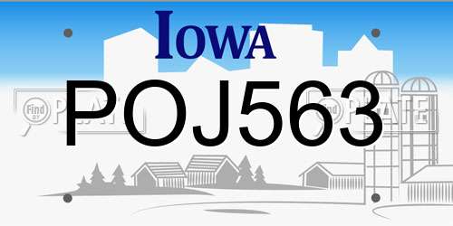 POJ563 Iowa License Plate