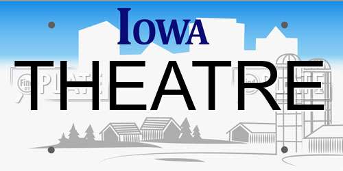 THEATRE Iowa License Plate
