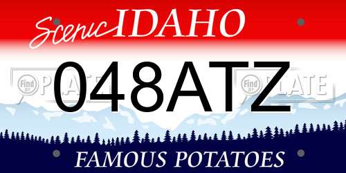 048ATZ Idaho License Plate