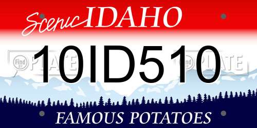 10ID510 Idaho License Plate