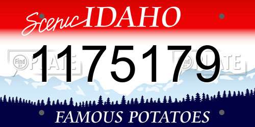 1175179 Idaho License Plate
