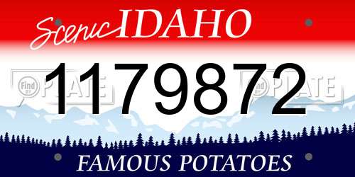 1179872 Idaho License Plate
