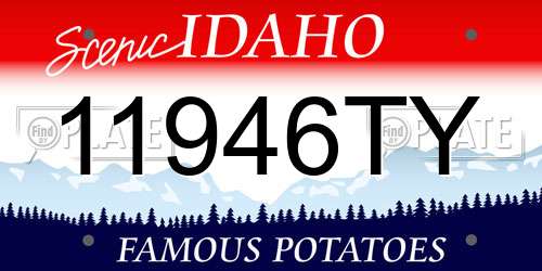 11946TY Idaho License Plate