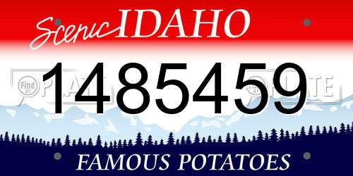 1485459 Idaho License Plate