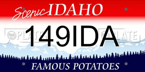 149IDA Idaho License Plate