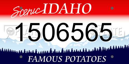 1506565 Idaho License Plate