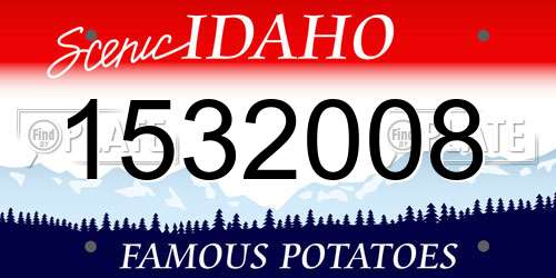 1532008 Idaho License Plate