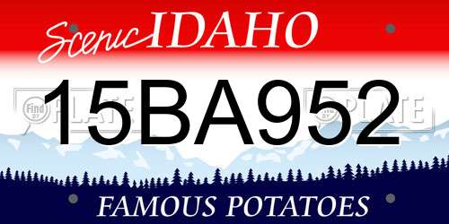 15BA952 Idaho License Plate