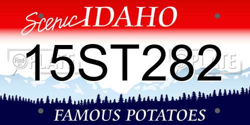 15ST282 Idaho License Plate