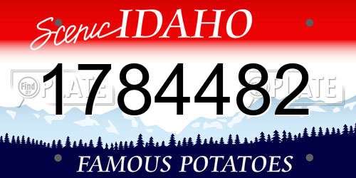 1784482 Idaho License Plate