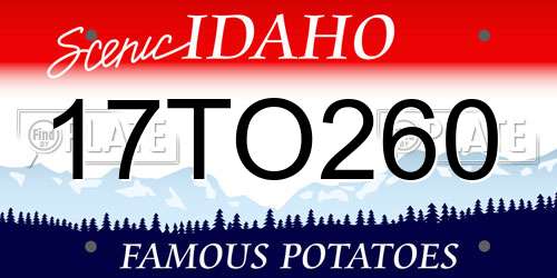 17TO260 Idaho License Plate