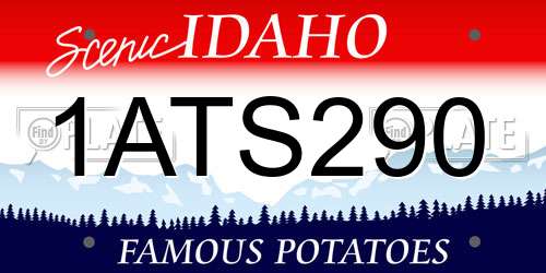 1ATS290 Idaho License Plate