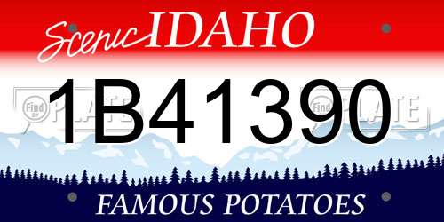 1B41390 Idaho License Plate