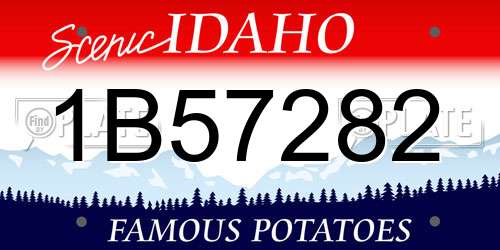 1B57282 Idaho License Plate