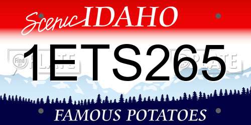 1ETS265 Idaho License Plate