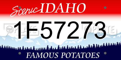 1F57273 Idaho License Plate