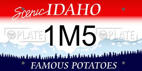 1M5 Idaho License Plate