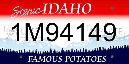1M94149 Idaho License Plate