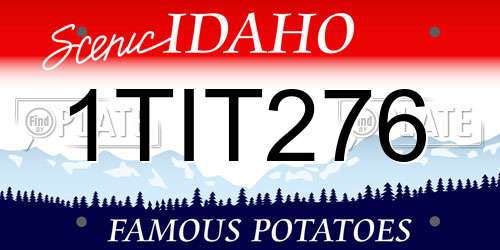 1TIT276 Idaho License Plate