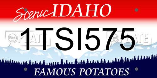 1TSI575 Idaho License Plate