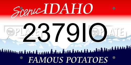 2379IO Idaho License Plate