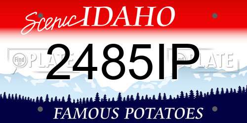 2485IP Idaho License Plate