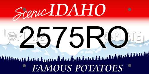 2575RO Idaho License Plate