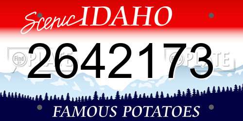 2642173 Idaho License Plate