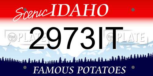 2973IT Idaho License Plate