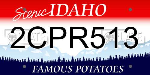 2CPR513 Idaho License Plate
