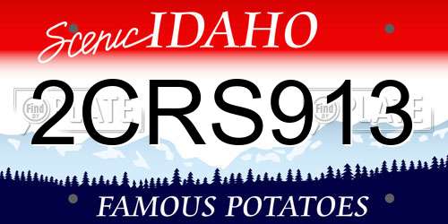2CRS913 Idaho License Plate