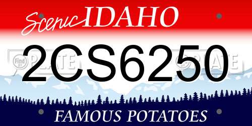 2CS6250 Idaho License Plate