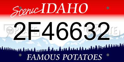 2F46632 Idaho License Plate