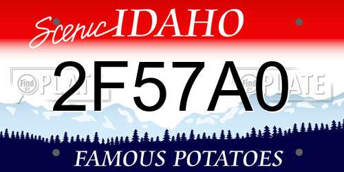 2F57A0 Idaho License Plate