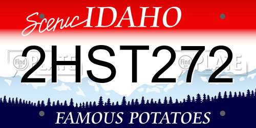 2HST272 Idaho License Plate