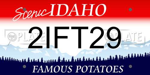 2IFT29 Idaho License Plate